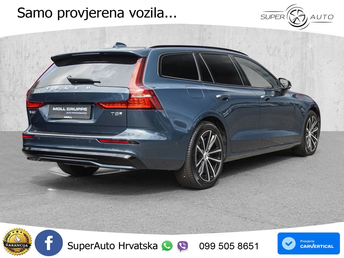 Volvo V60 2.0 T8 AWD Geartronic LED+GR SJED+ACC
