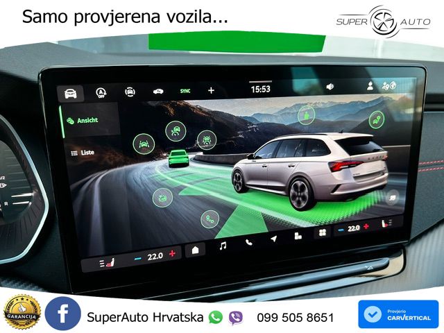 Škoda Octavia Combi RS 2.0 TSI (265 KS) DSG LED+GR SJED+ACC