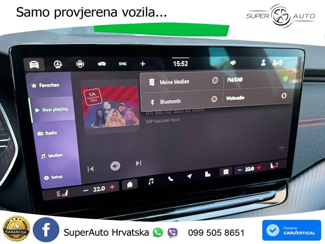 Škoda Octavia Combi RS 2.0 TSI (265 KS) DSG LED+GR SJED+ACC
