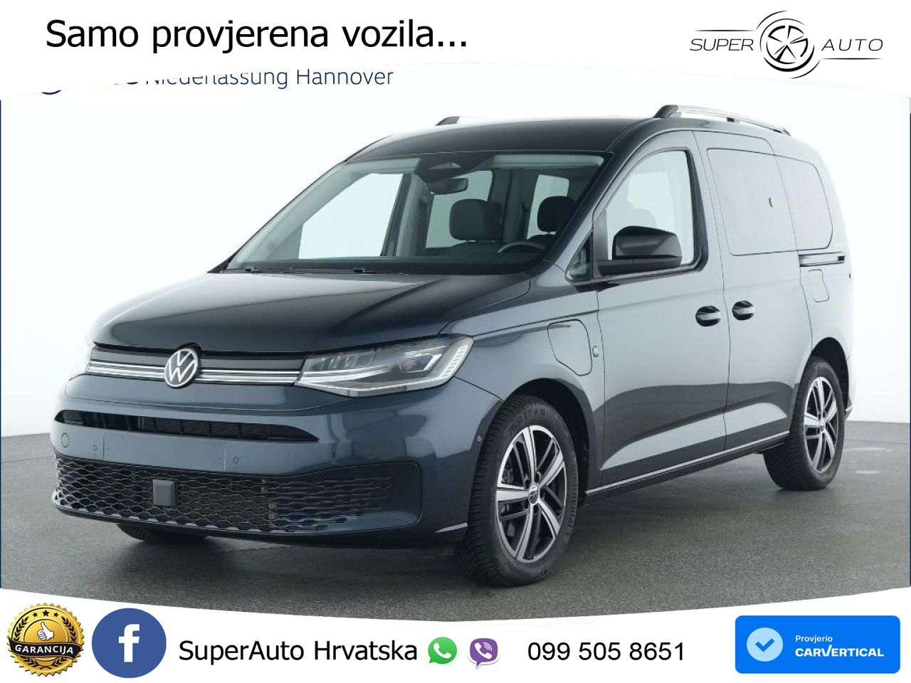 Volkswagen Caddy ENERGY eHYBRID Keyless RearView Klima 116 KS