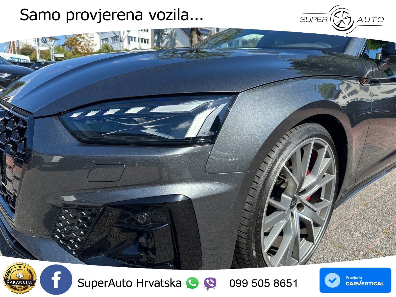 Audi A5 Sportback 40 TDI (204 KS) quattro S tronic S line MATRIX+GR SJED+KAM