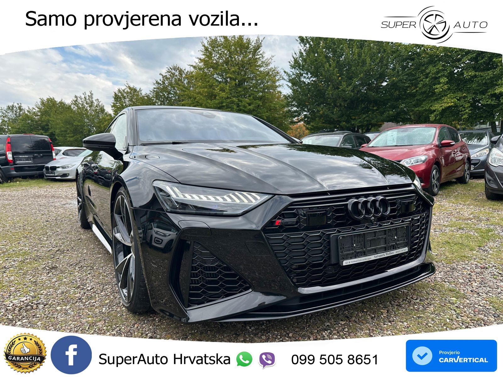 Audi RS7 4.0 TFSI V8 (600 KS) quattro tiptronic LED+GR SJED+ACC