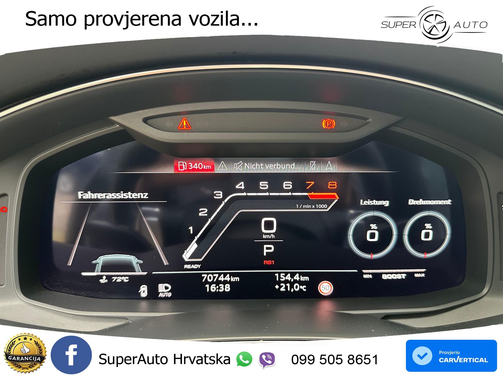 Audi RS7 4.0 TFSI V8 (600 KS) quattro tiptronic LED+GR SJED+ACC