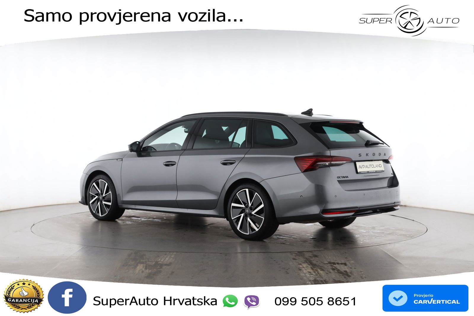 Škoda Octavia Combi 2.0 TSI (204 KS) 4x4 DSG SportLine ACC+HEAD+4xGR SJED+360+PANO