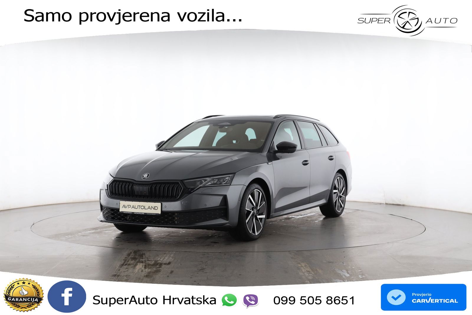 Škoda Octavia Combi 2.0 TSI (204 KS) 4x4 DSG SportLine ACC+HEAD+4xGR SJED+360+PANO