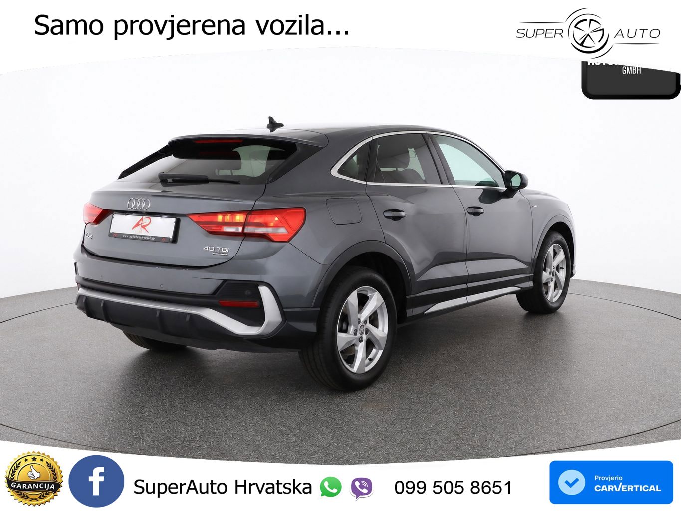Audi Q3 Sportback 40 TDI (200 KS) quattro S tronic S line