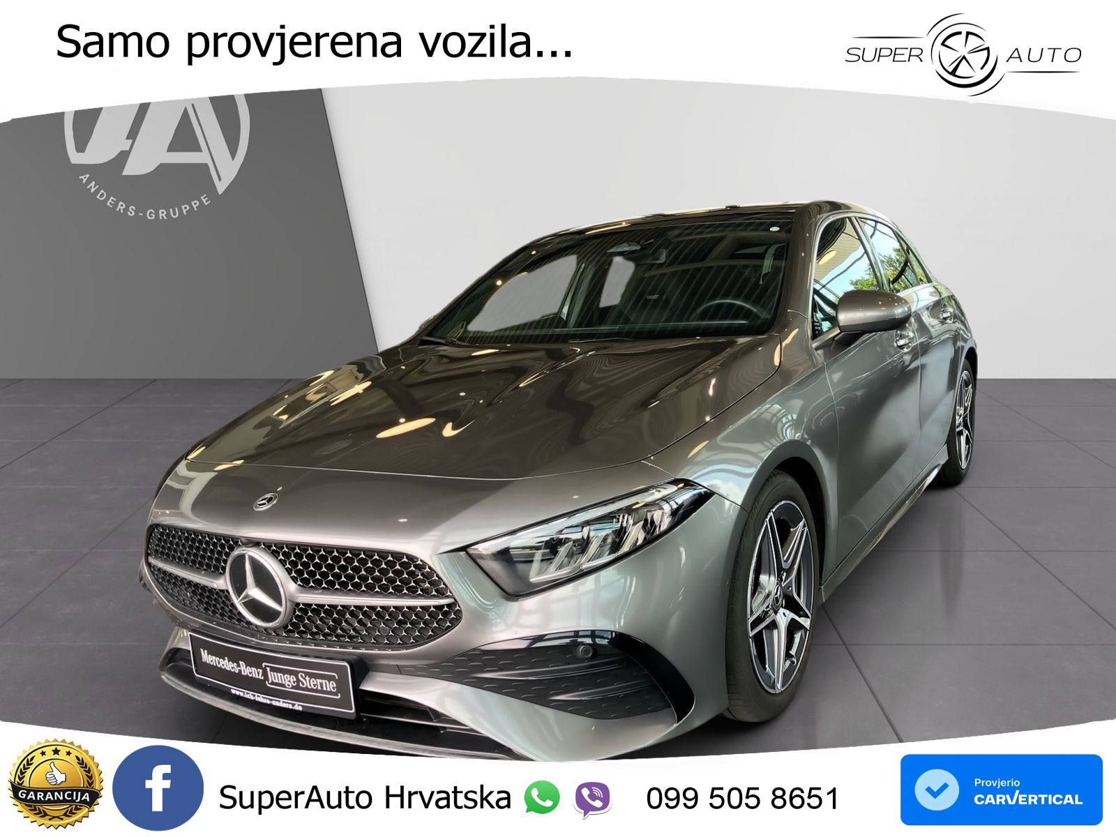 Mercedes-Benz A 200d 8G-DCT AMG LED+GR SJED+ACC