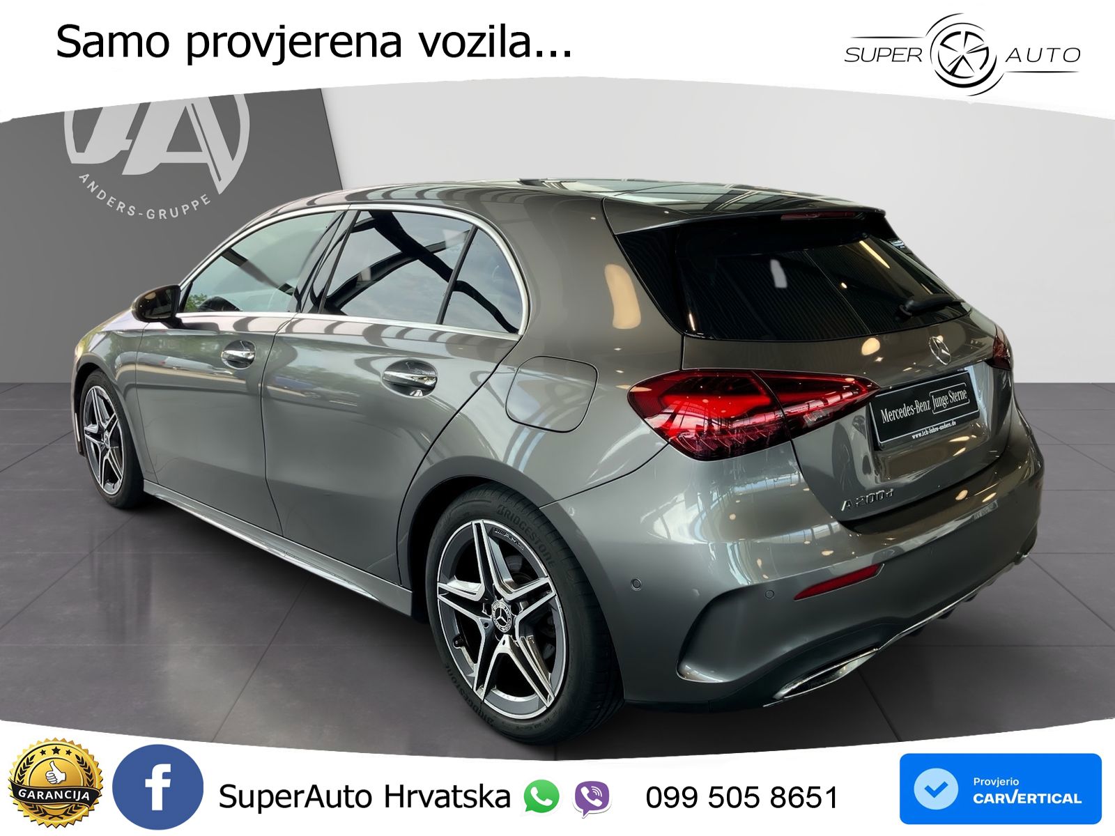 Mercedes-Benz A 200d 8G-DCT AMG LED+GR SJED+ACC