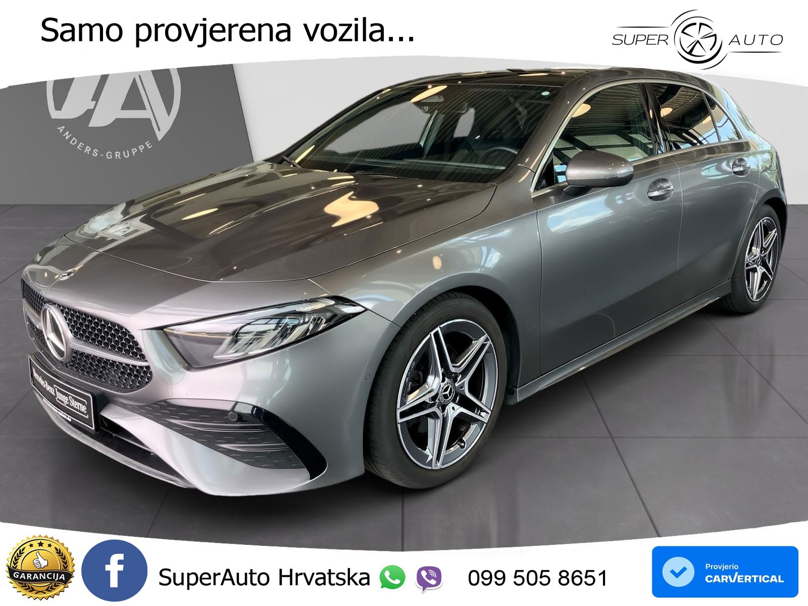 Mercedes-Benz A 200d 8G-DCT AMG LED+GR SJED+ACC