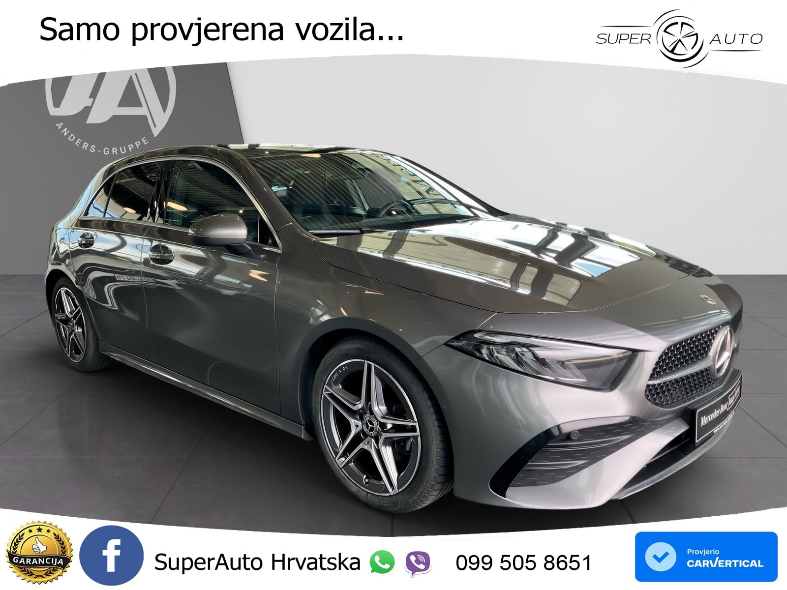 Mercedes-Benz A 200d 8G-DCT AMG LED+GR SJED+ACC