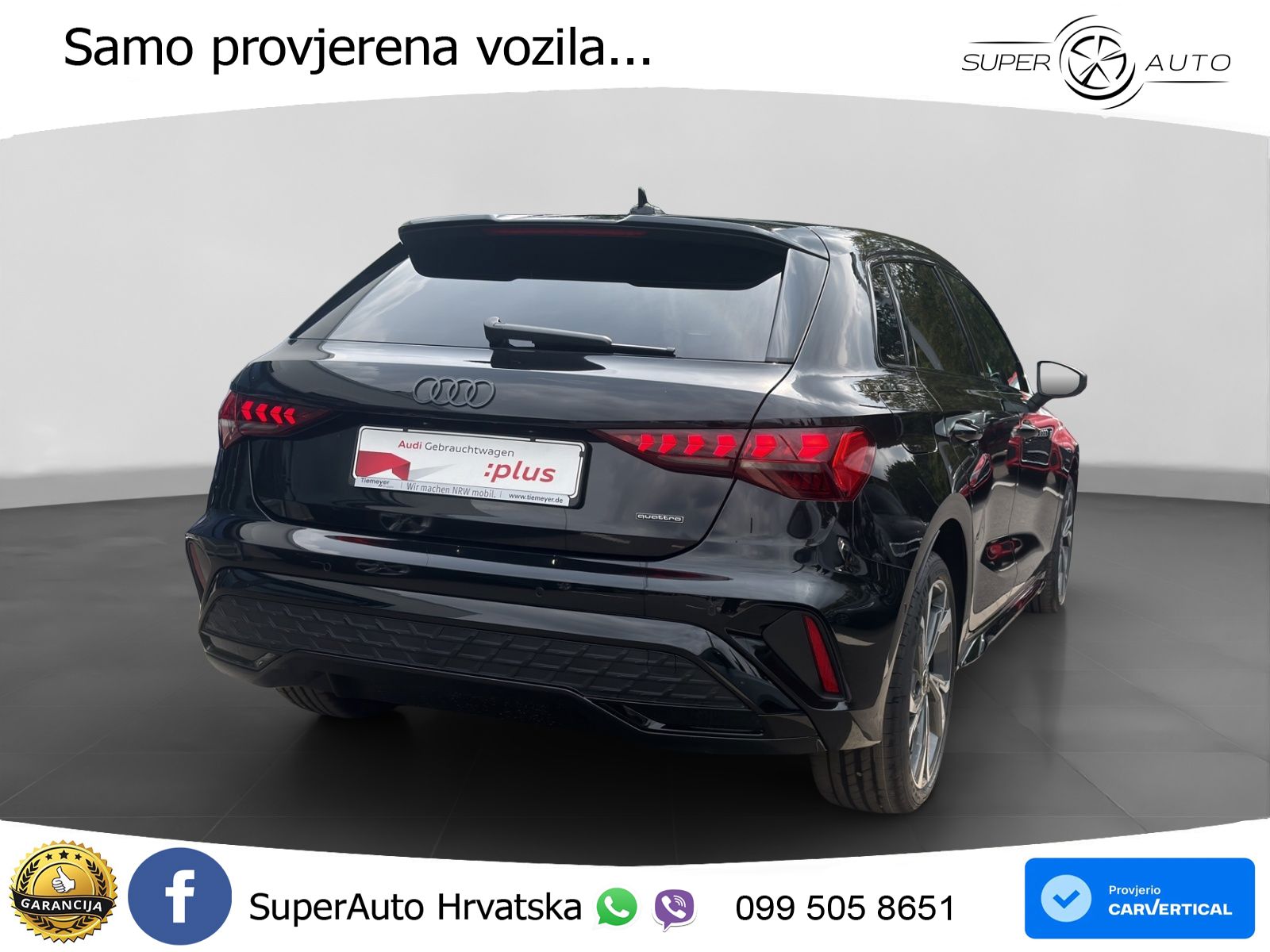 Audi A3 Sportback 40 TFSI (204 KS) quattro S tronic 2x S line