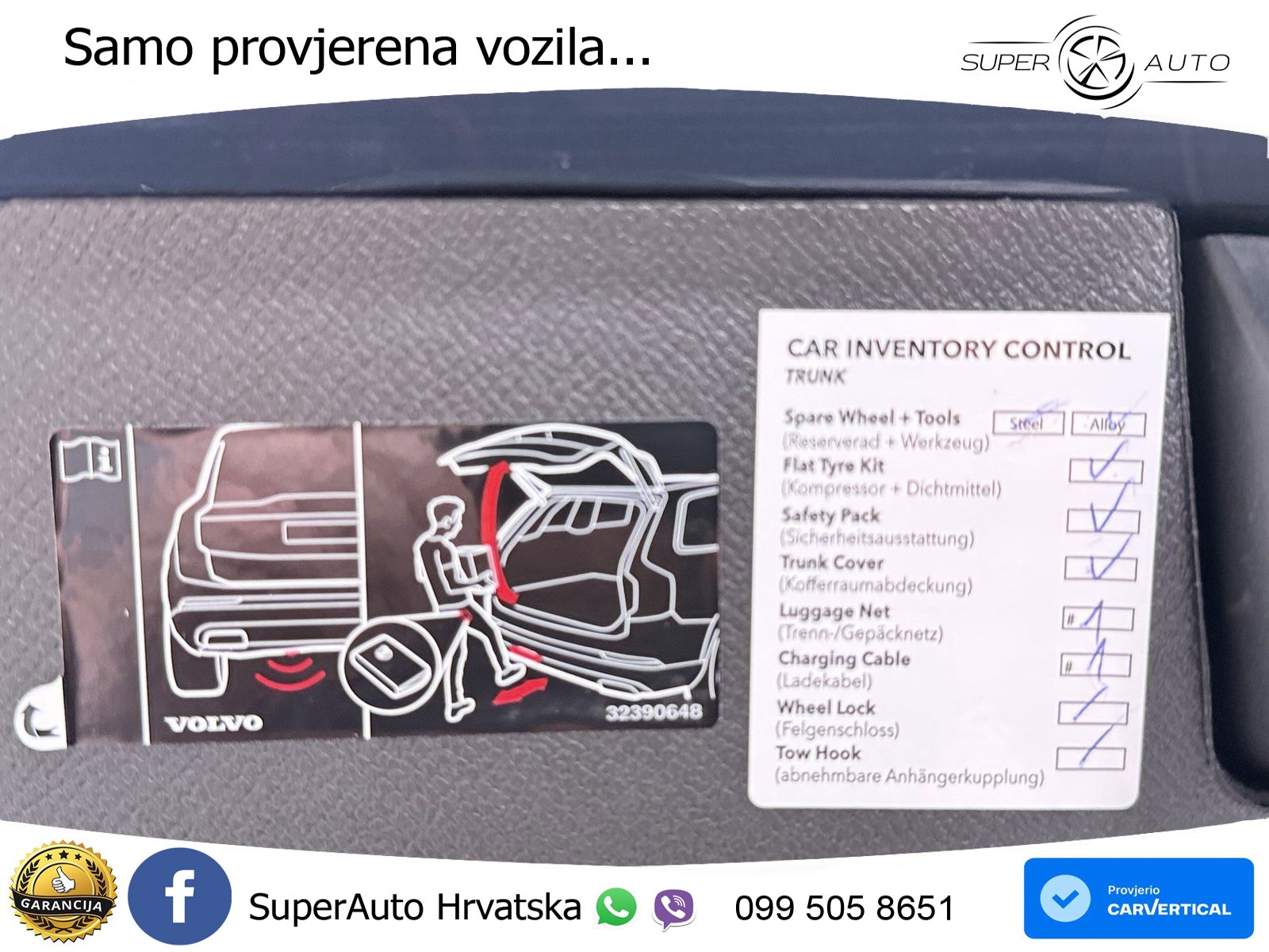 Volvo XC90 2.0 T8 AWD Automatic ZRAČNI+ACC+GR SJED+KAM+PANO