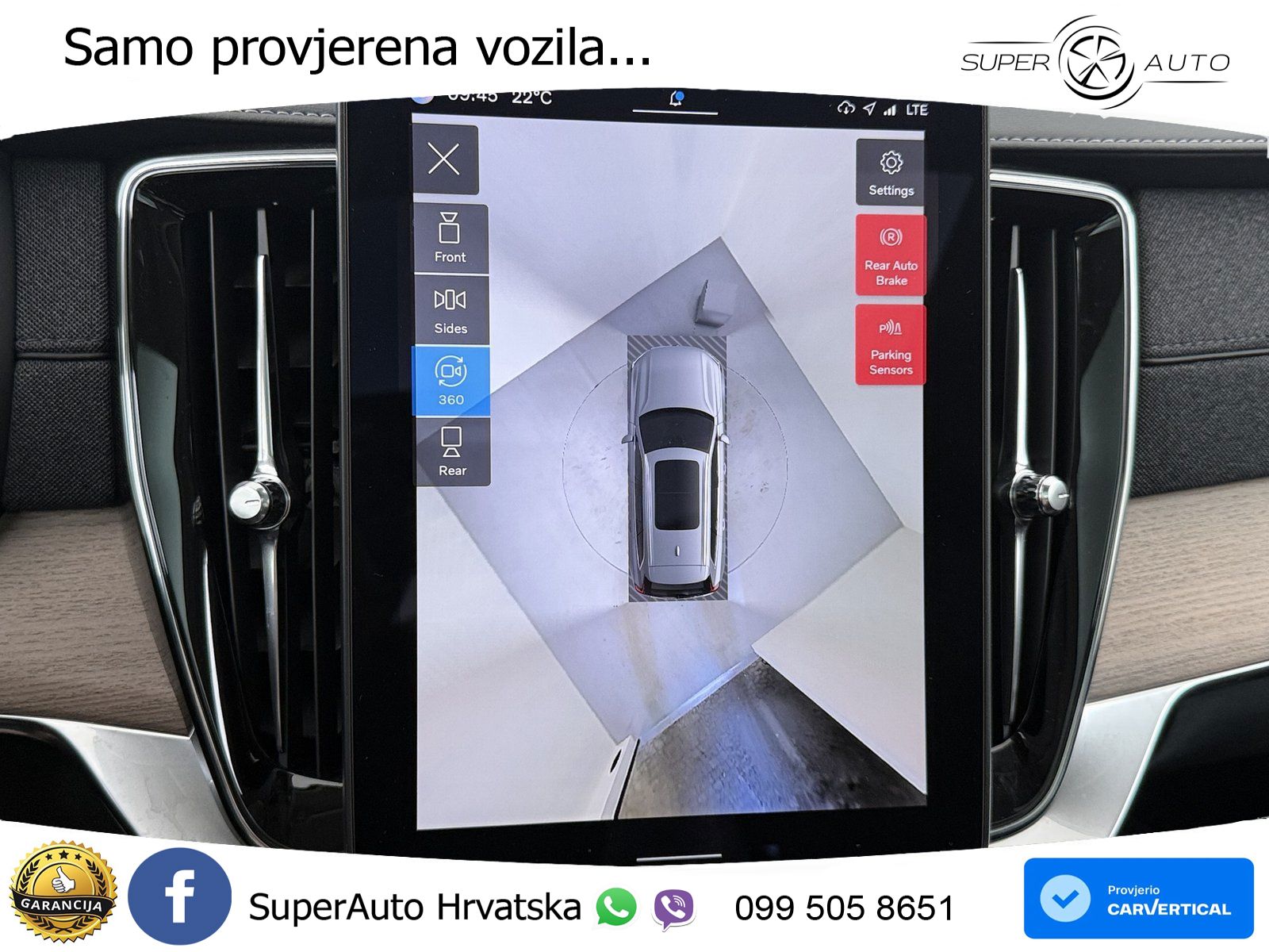 Volvo XC90 2.0 T8 AWD Automatic ZRAČNI+ACC+GR SJED+KAM+PANO