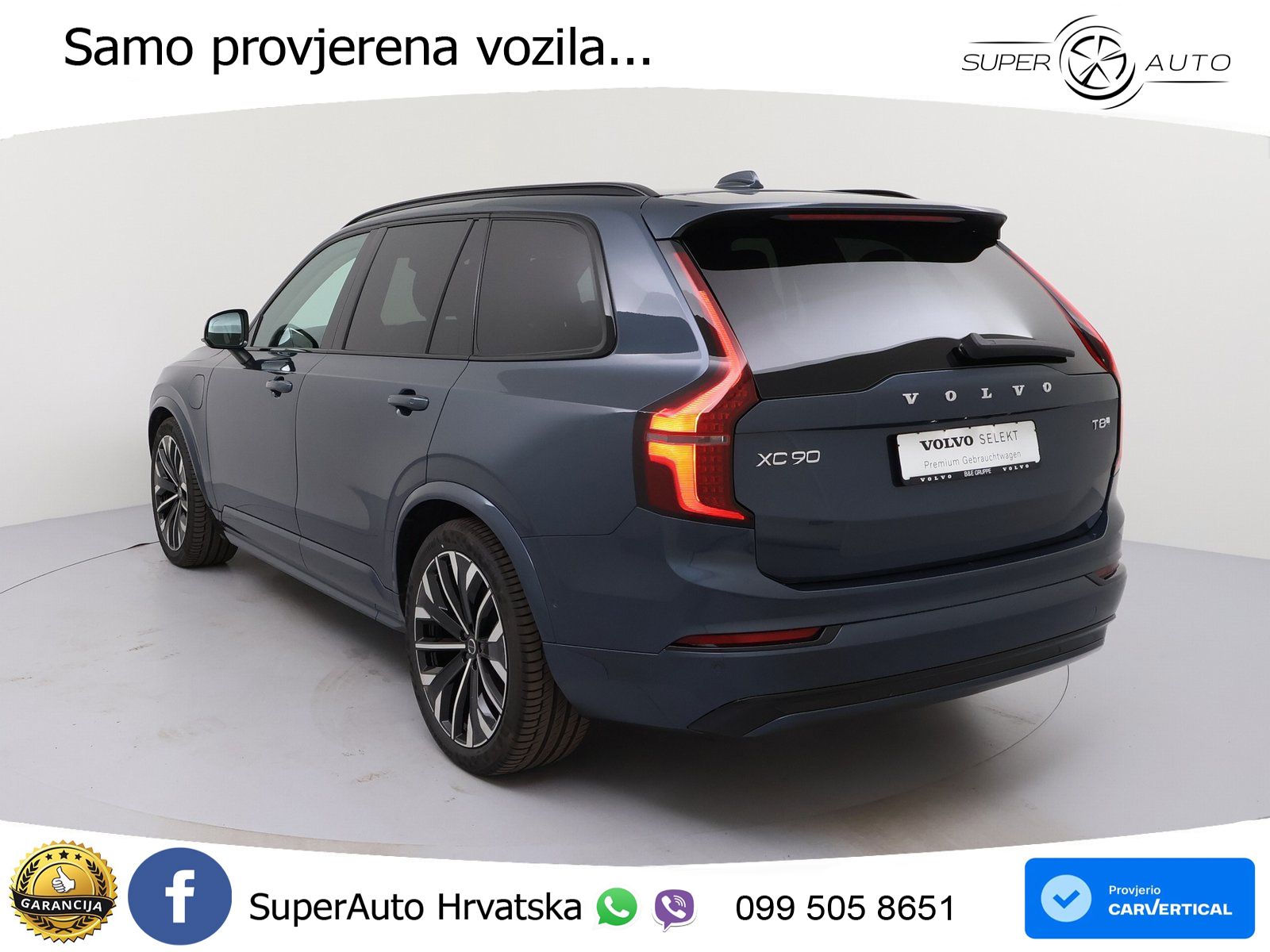 Volvo XC90 2.0 T8 AWD Automatic ZRAČNI+ACC+GR SJED+KAM+PANO