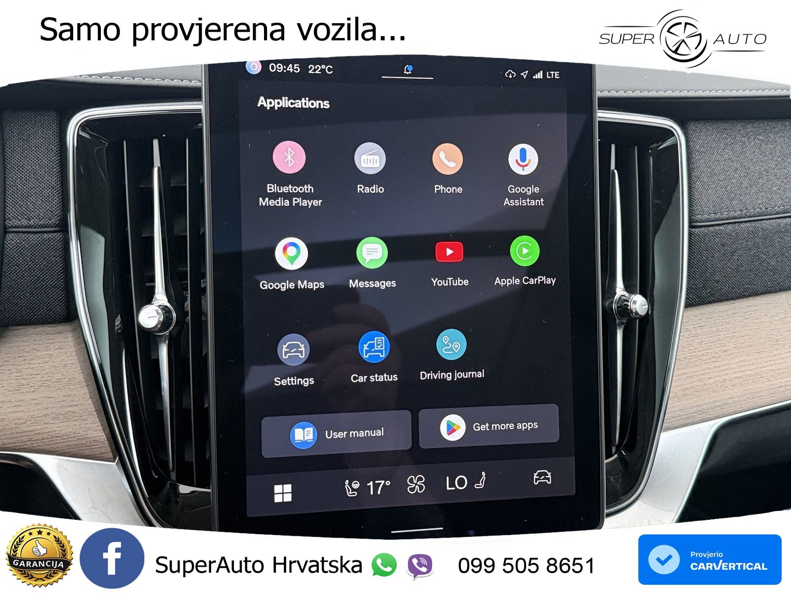 Volvo XC90 2.0 T8 AWD Automatic ZRAČNI+ACC+GR SJED+KAM+PANO