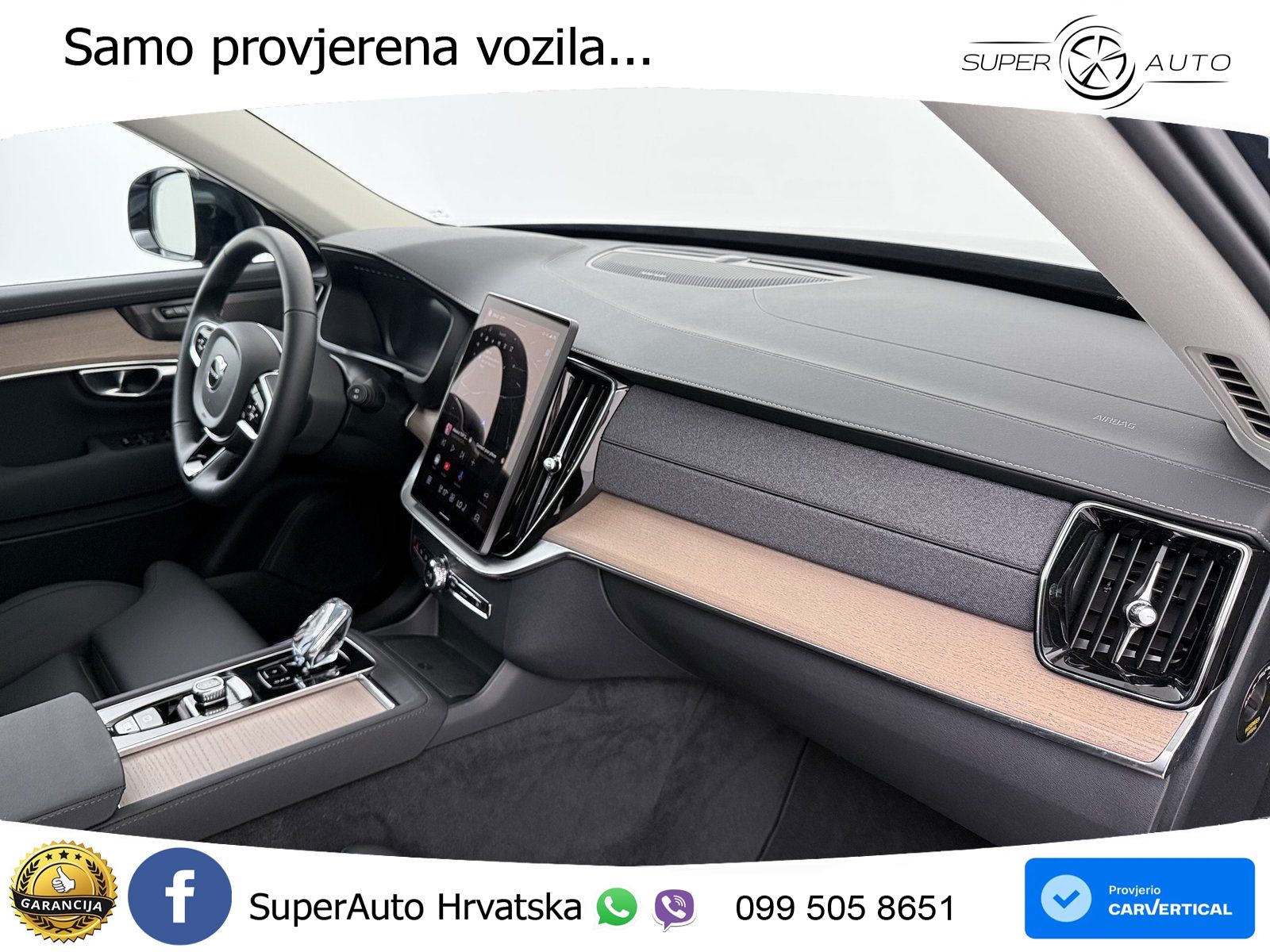 Volvo XC90 2.0 T8 AWD Automatic ZRAČNI+ACC+GR SJED+KAM+PANO