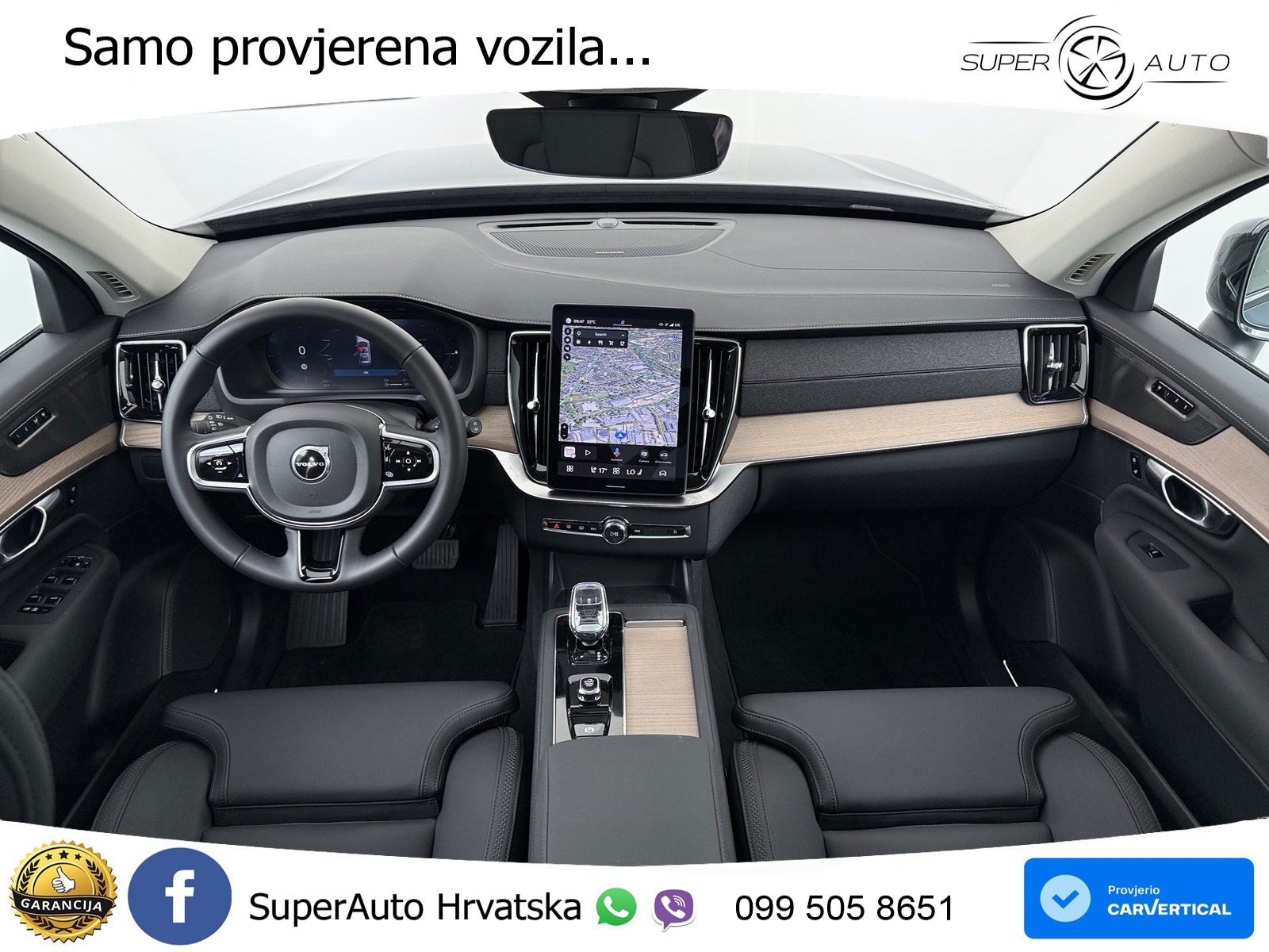 Volvo XC90 2.0 T8 AWD Automatic ZRAČNI+ACC+GR SJED+KAM+PANO