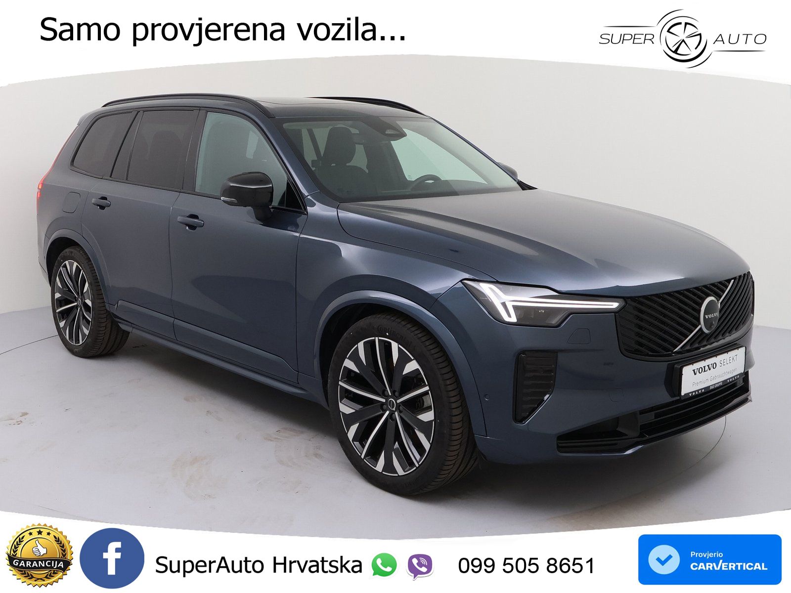 Volvo XC90 2.0 T8 AWD Automatic ZRAČNI+ACC+GR SJED+KAM+PANO