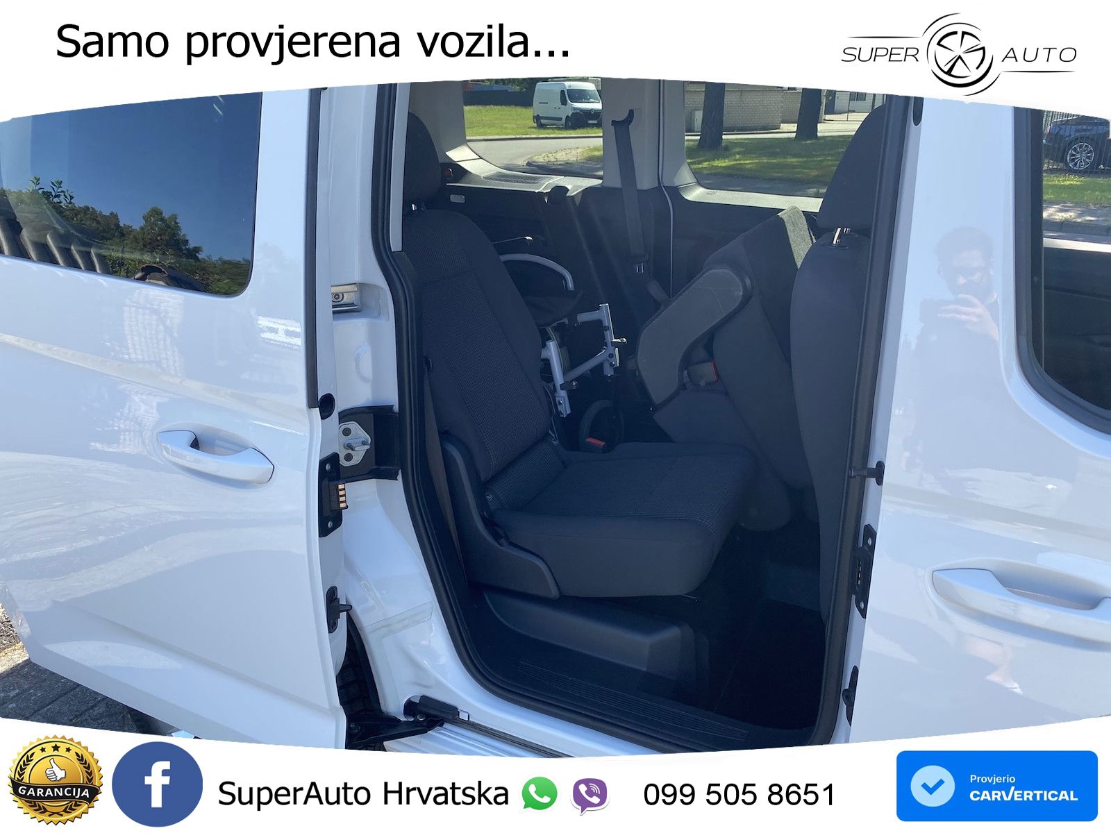 Volkswagen Caddy neuer Rollstuhlumbau, Tempomat, Rückfahrka 102 KS