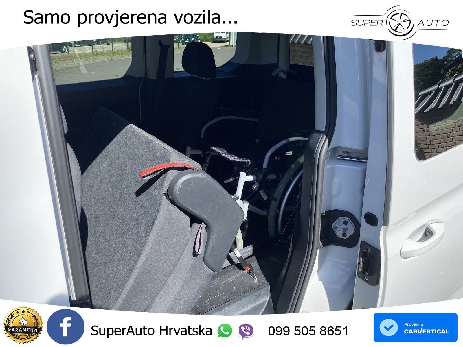 Volkswagen Caddy neuer Rollstuhlumbau, Tempomat, Rückfahrka 102 KS