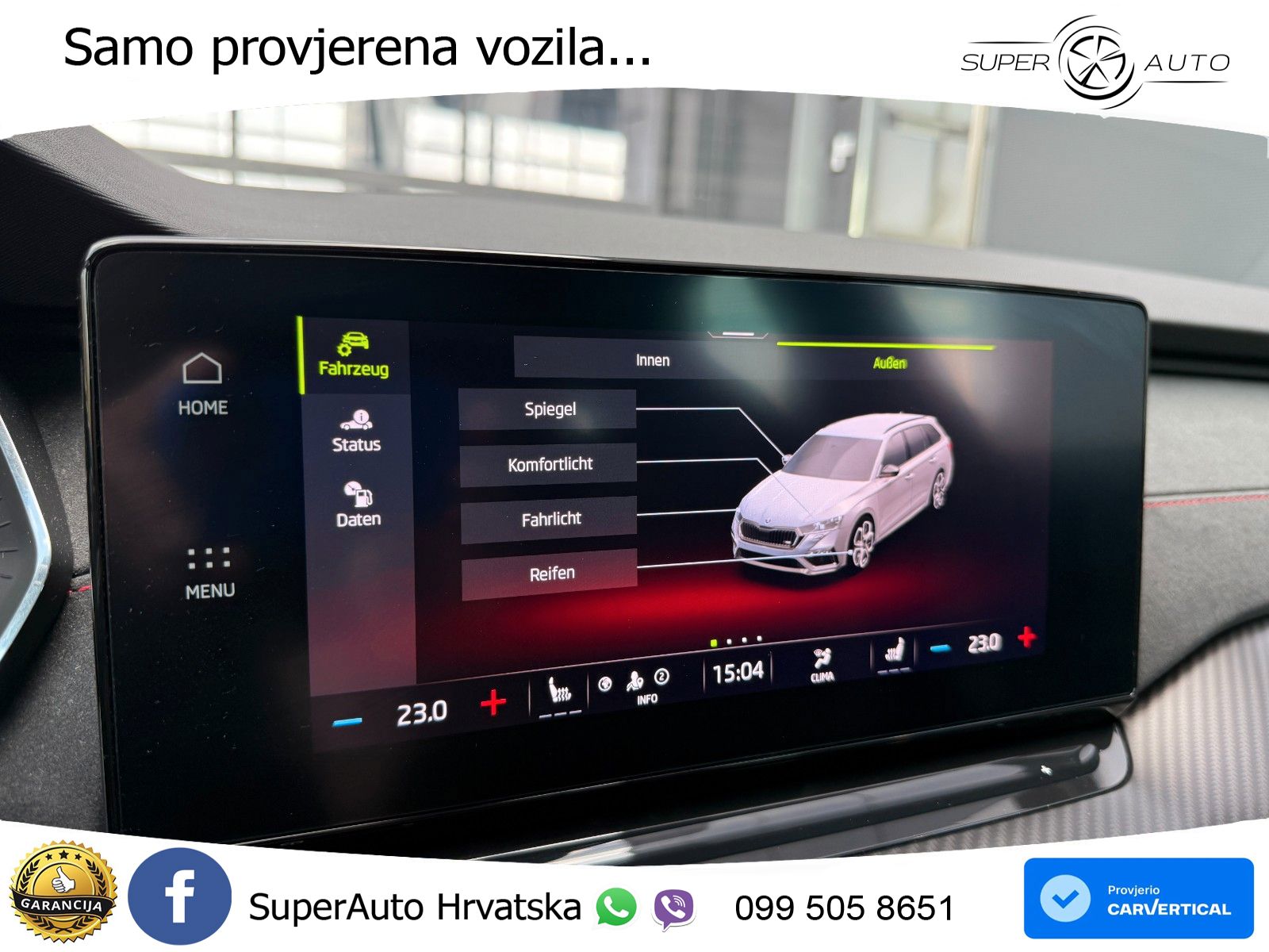 Škoda Octavia Combi RS 2.0 TSI (245 KS) DSG LED+GR SJED+ACC