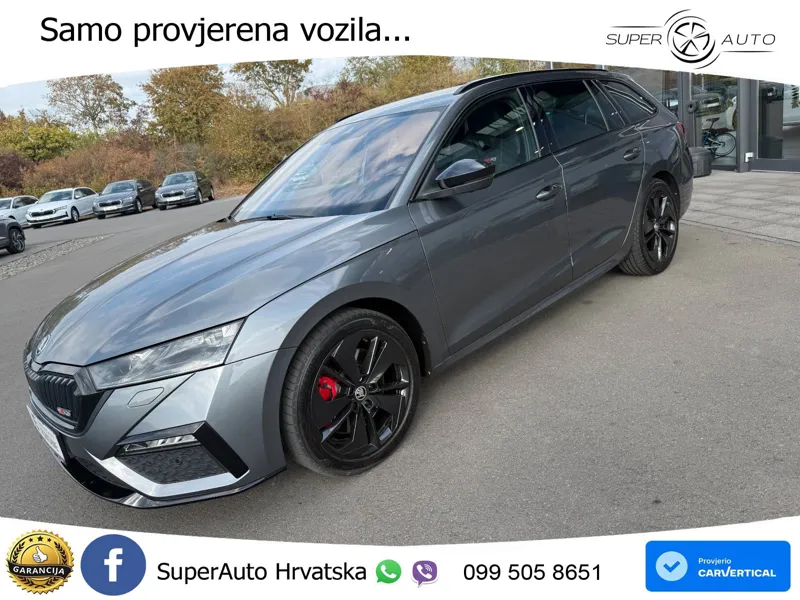 Škoda Octavia Combi RS 2.0 TSI (245 KS) DSG LED+GR SJED+ACC