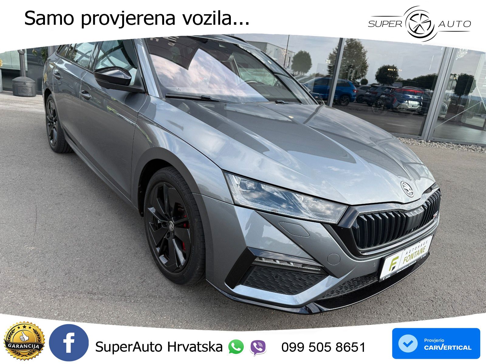 Škoda Octavia Combi RS 2.0 TSI (245 KS) DSG LED+GR SJED+ACC