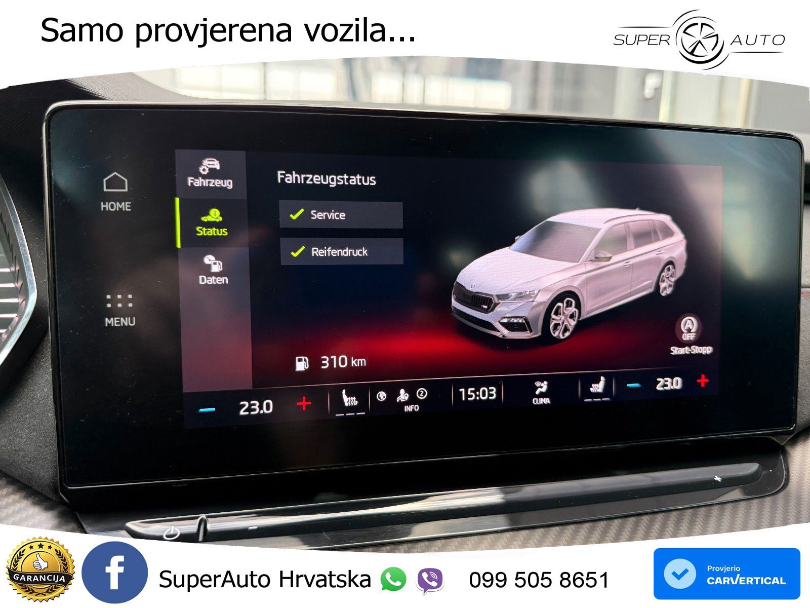 Škoda Octavia Combi RS 2.0 TSI (245 KS) DSG LED+GR SJED+ACC
