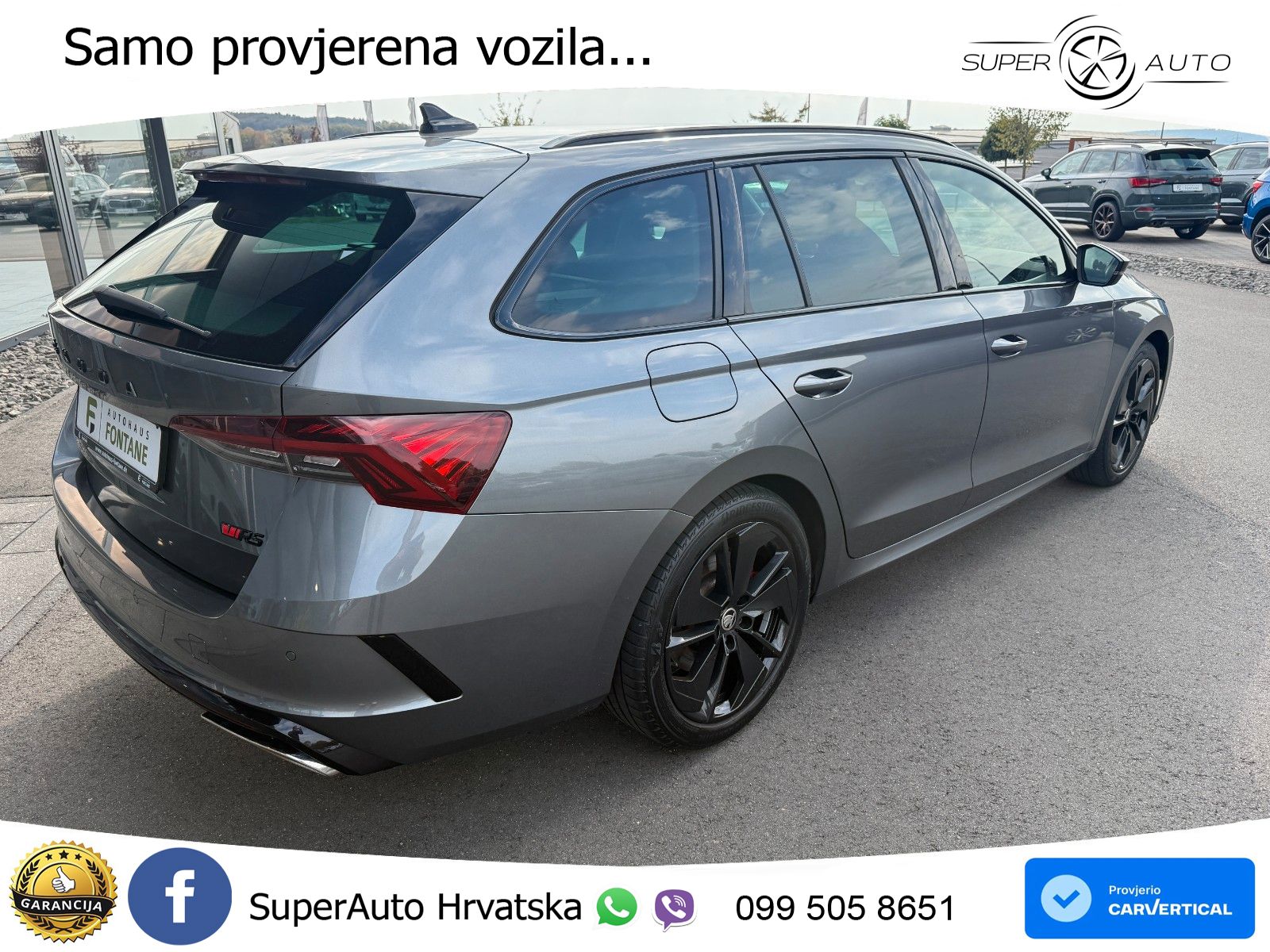 Škoda Octavia Combi RS 2.0 TSI (245 KS) DSG LED+GR SJED+ACC