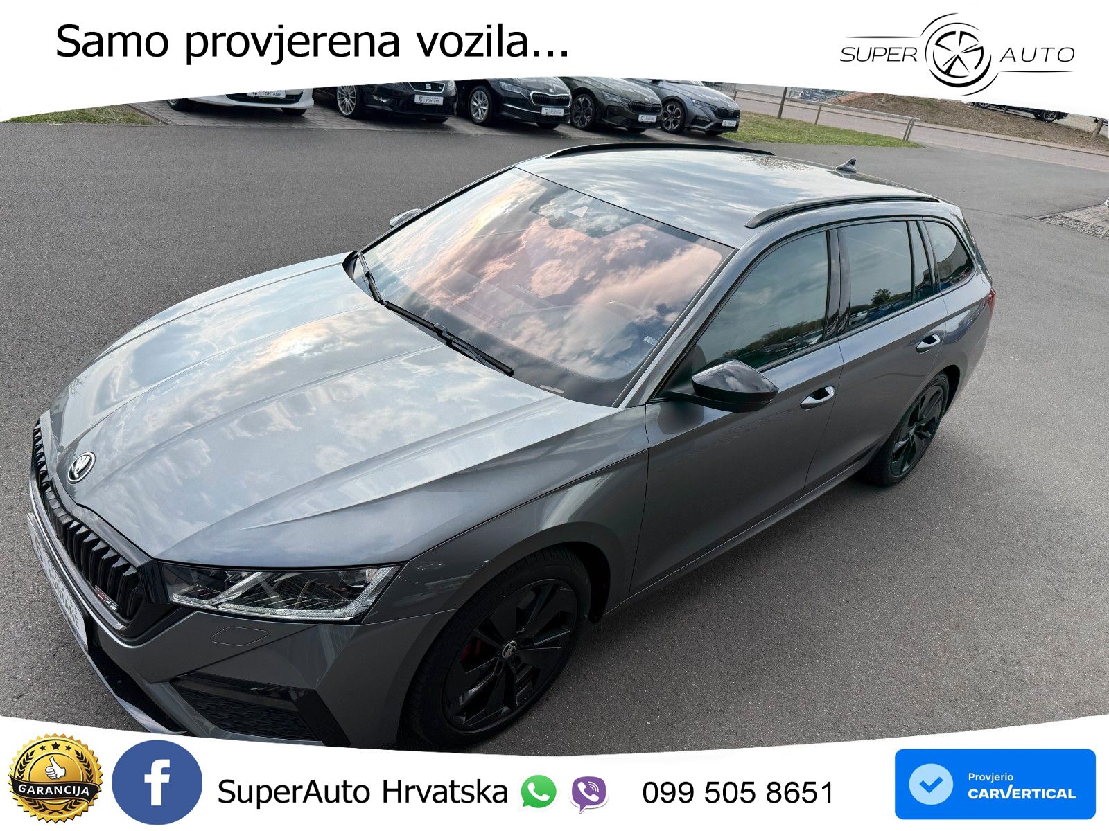 Škoda Octavia Combi RS 2.0 TSI (245 KS) DSG LED+GR SJED+ACC