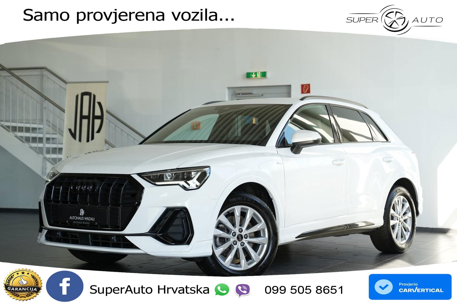 Audi Q3 40 TFSI (190 KS) quattro S tronic S line LED+GR SJED+ACC