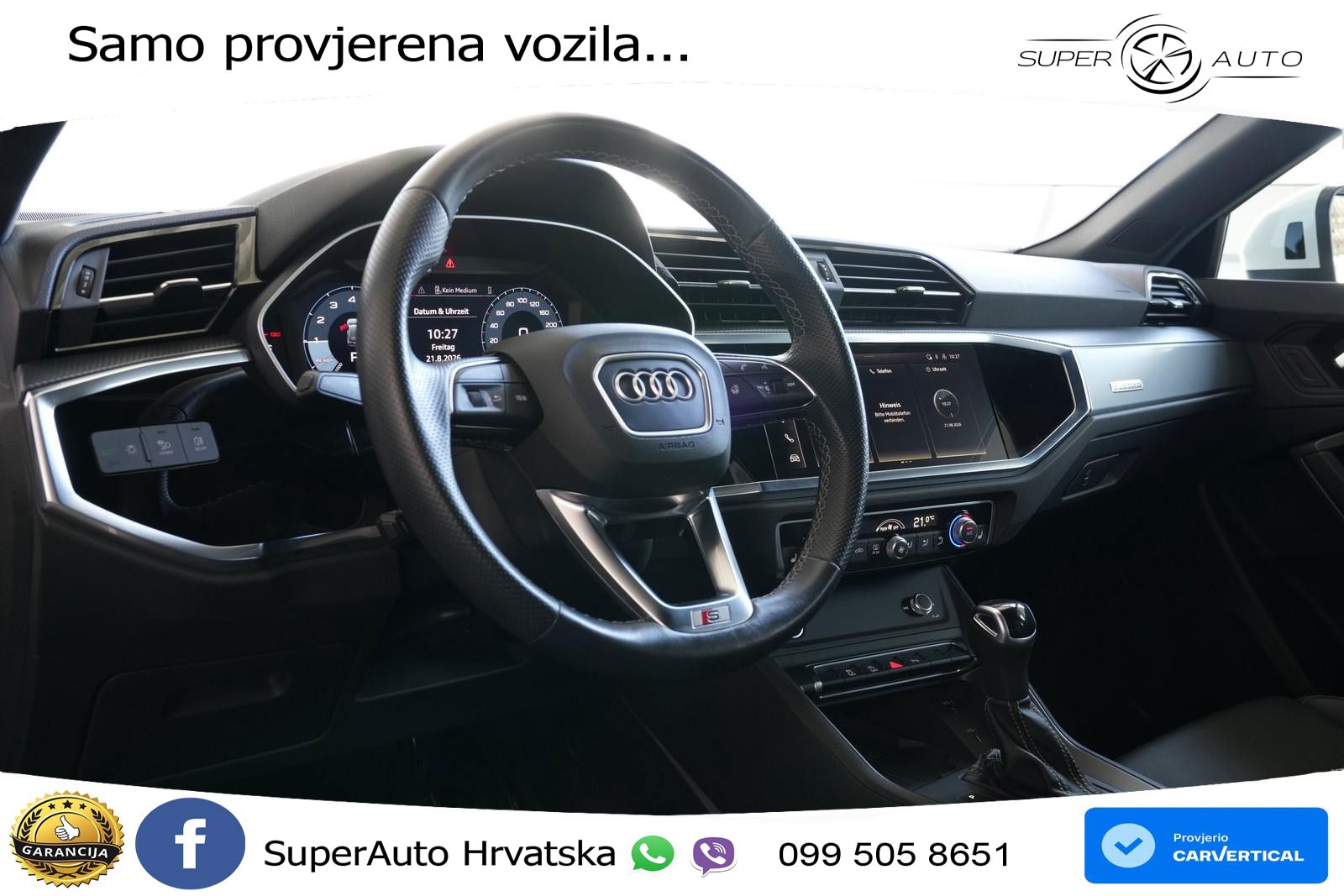 Audi Q3 40 TFSI (190 KS) quattro S tronic S line LED+GR SJED+ACC