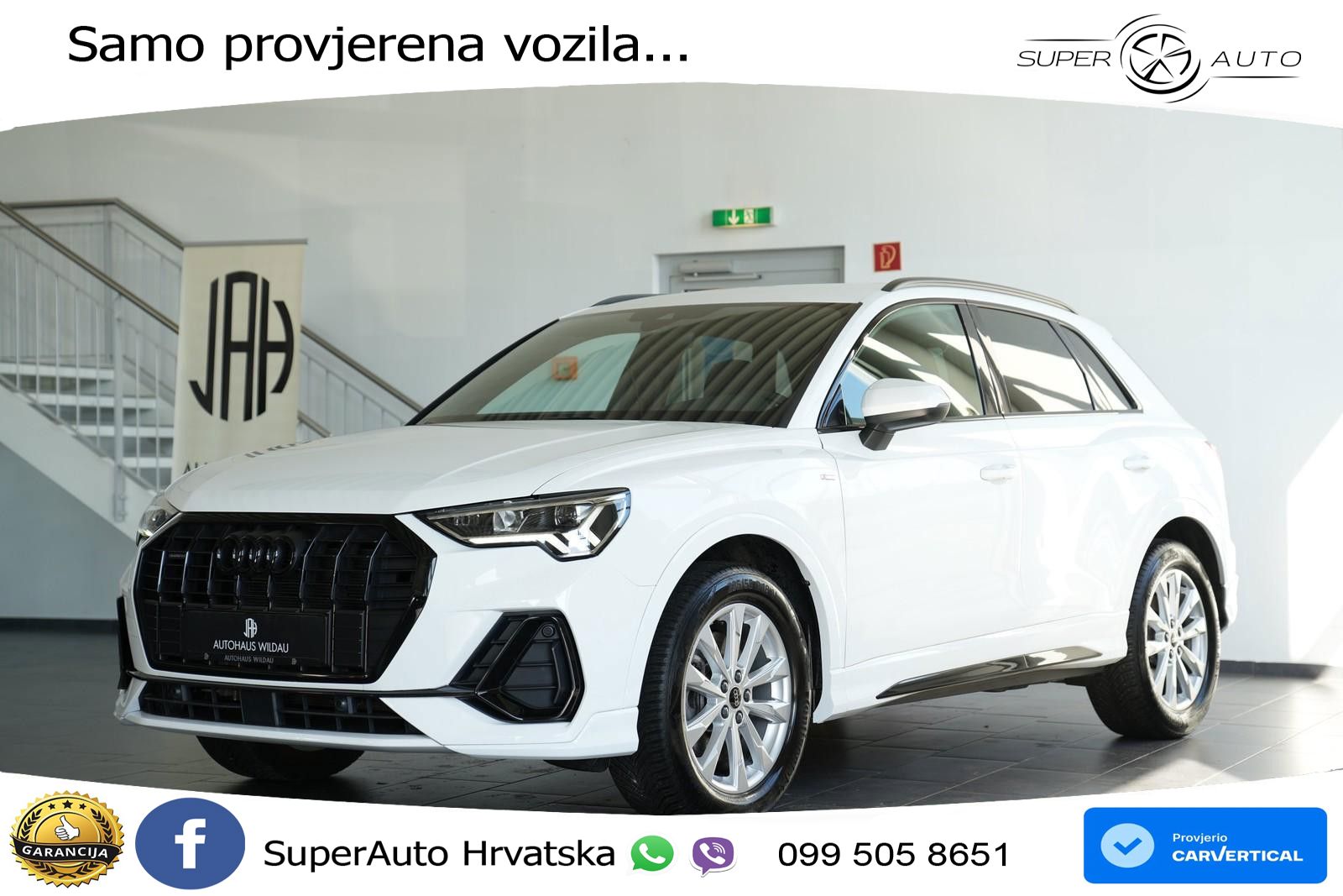 Audi Q3 40 TFSI (190 KS) quattro S tronic S line LED+GR SJED+ACC