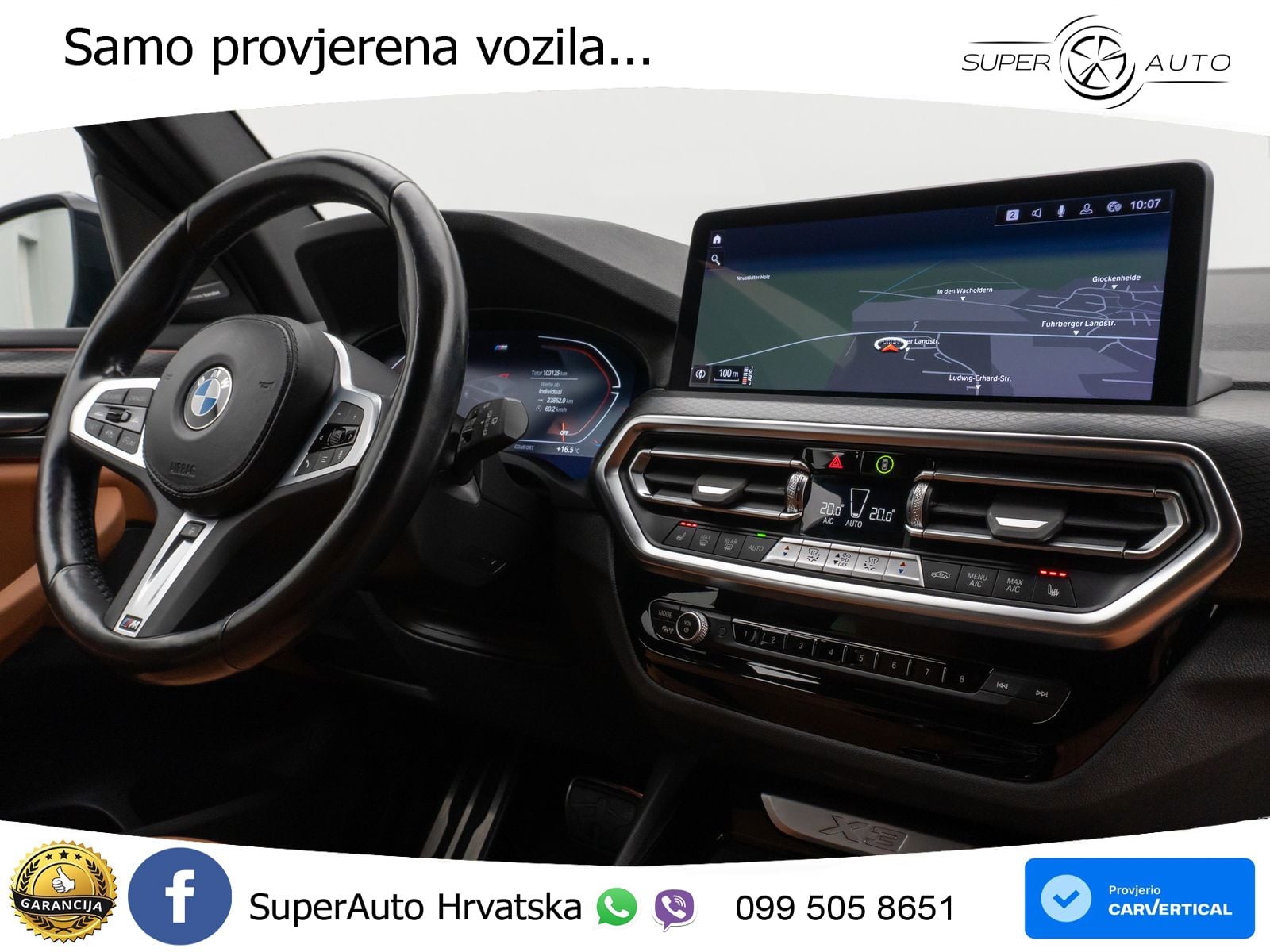 BMW X3 20d xDrive Steptronic M Sport LED+GR SJED+ACC