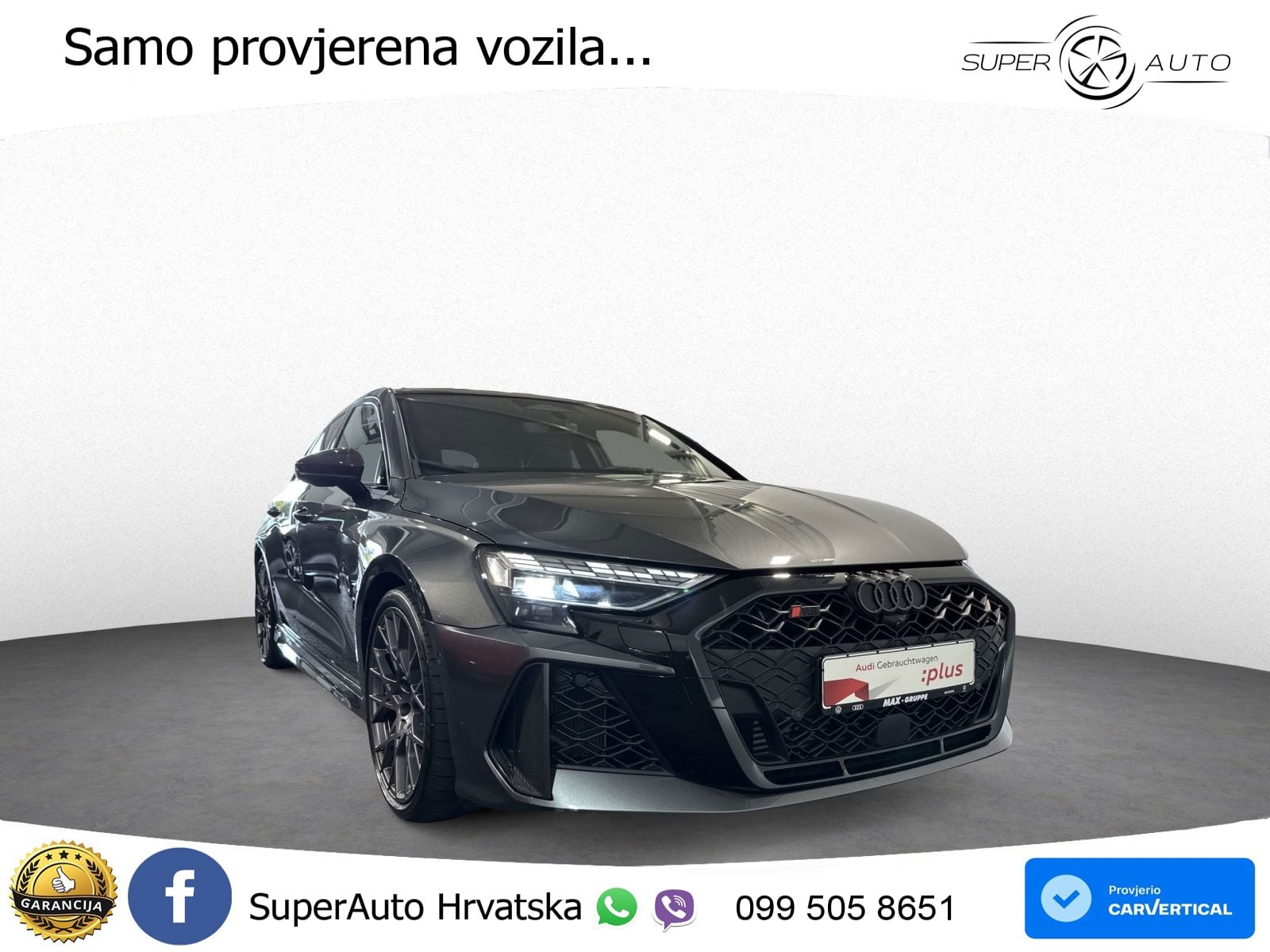 Audi RS3 Sedan 2.5 TFSI (400 KS) quattro S tronic LED+GR SJED+ACC