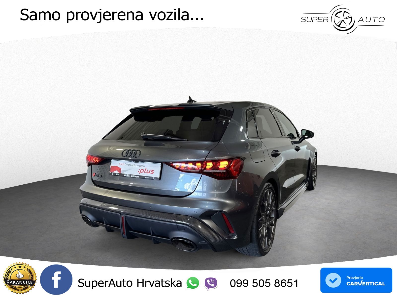 Audi RS3 Sedan 2.5 TFSI (400 KS) quattro S tronic LED+GR SJED+ACC
