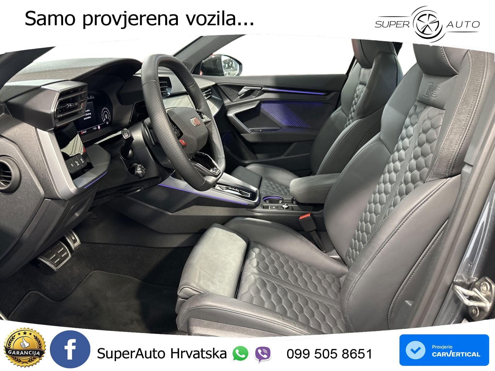 Audi RS3 Sedan 2.5 TFSI (400 KS) quattro S tronic LED+GR SJED+ACC