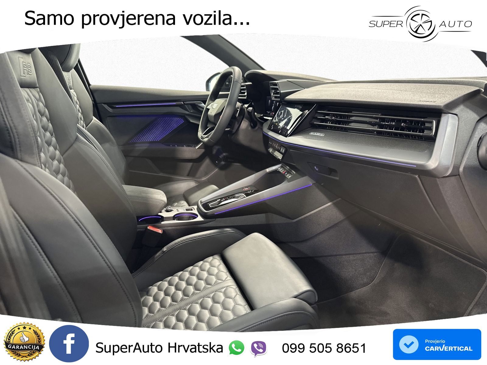 Audi RS3 Sedan 2.5 TFSI (400 KS) quattro S tronic LED+GR SJED+ACC