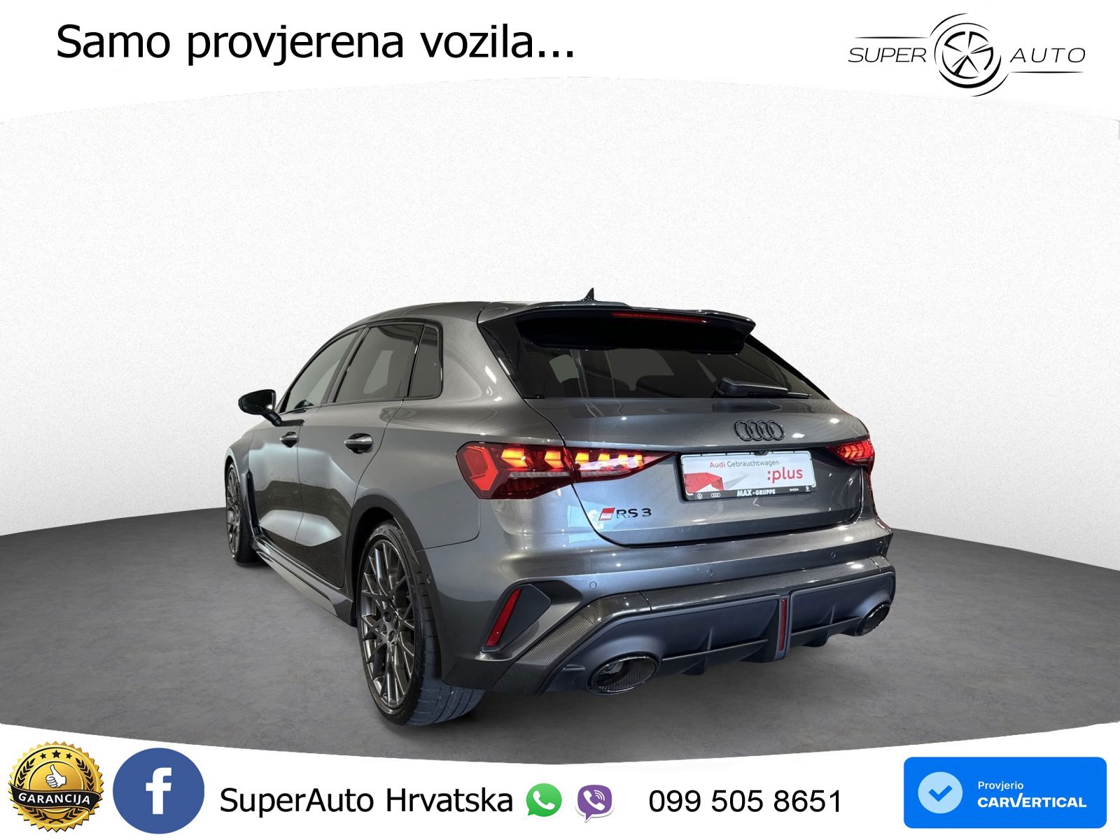 Audi RS3 Sedan 2.5 TFSI (400 KS) quattro S tronic LED+GR SJED+ACC