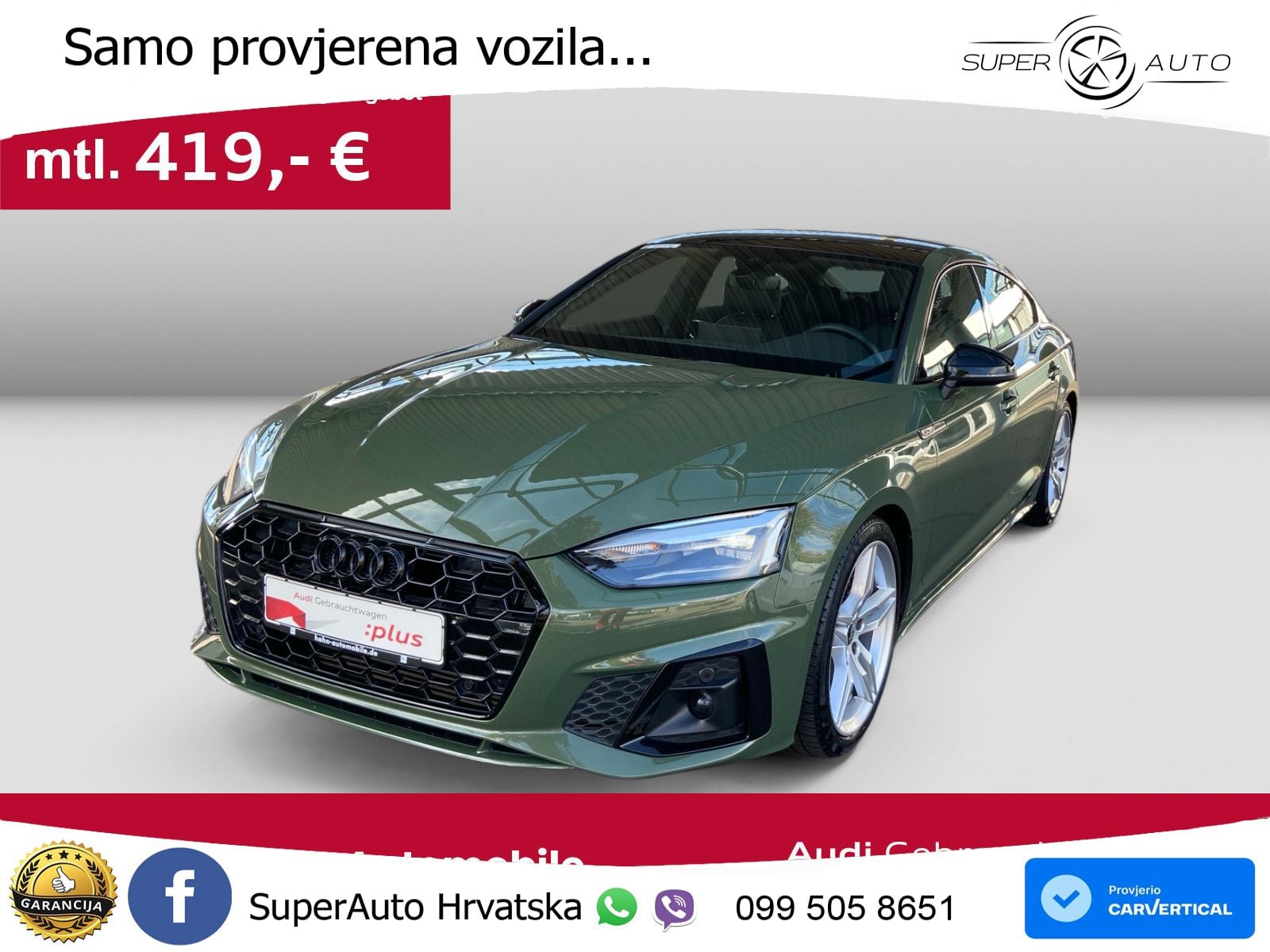 Audi A5 Sportback 35 TFSI (150 KS) S tronic S line