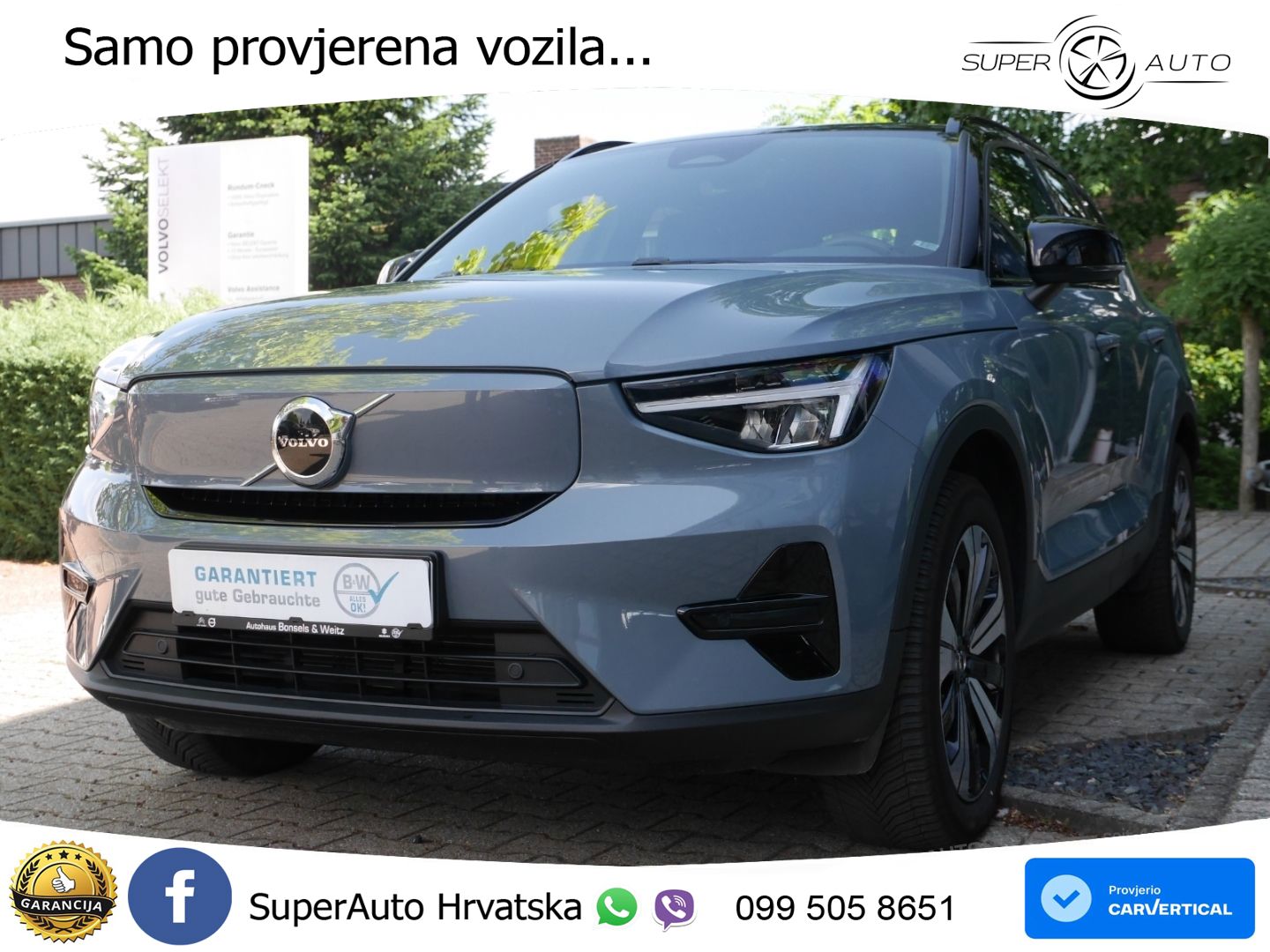 Volvo XC40 Recharge 69 kWh 231 KS Single Motor