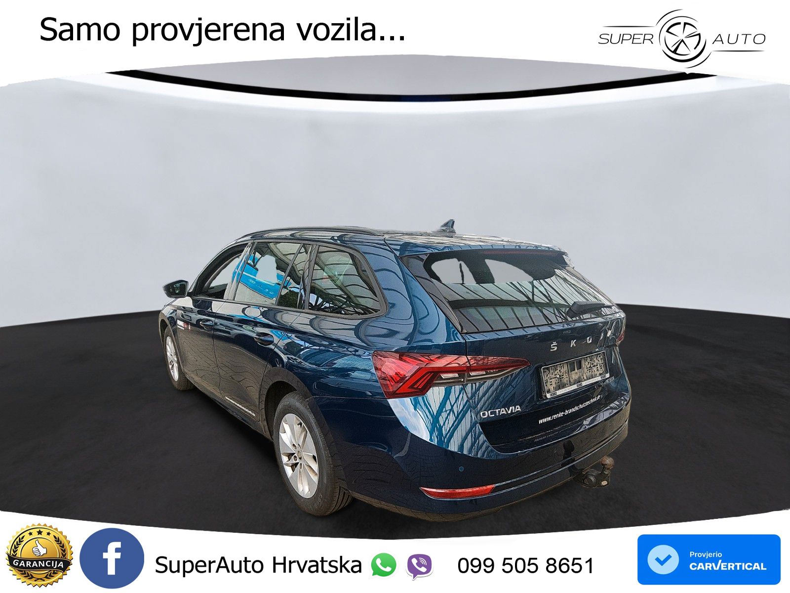 Škoda Octavia Combi 2.0 TDI (150 KS) DSG LED+GR SJED+ACC