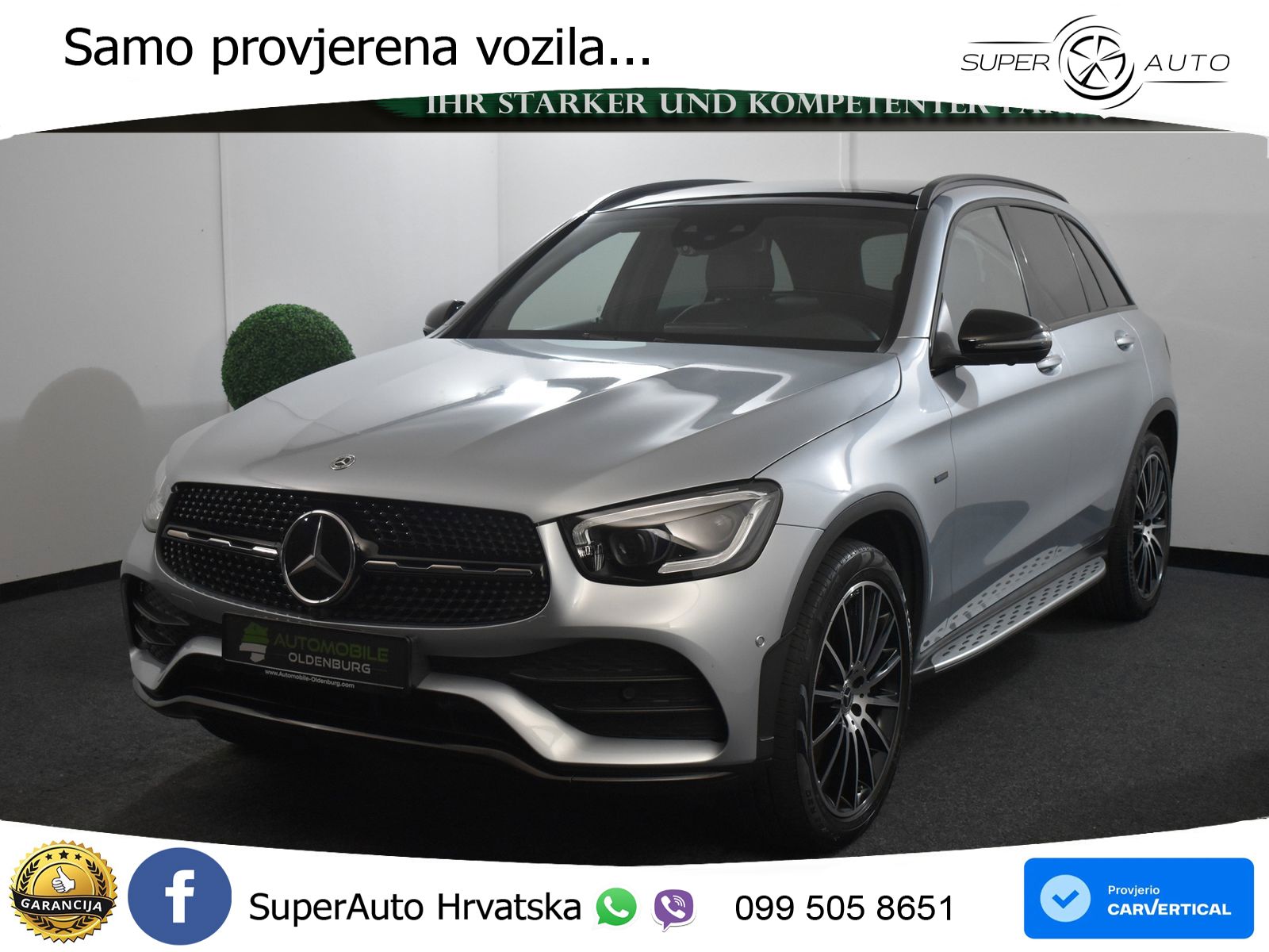 Mercedes GLC 300e (320 KS) 4MATIC 9G-TRONIC AMG ZRAČNI+ACC+GR SJED+360+PANO