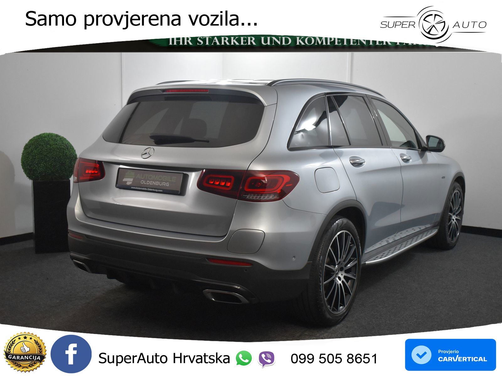 Mercedes GLC 300e (320 KS) 4MATIC 9G-TRONIC AMG ZRAČNI+ACC+GR SJED+360+PANO