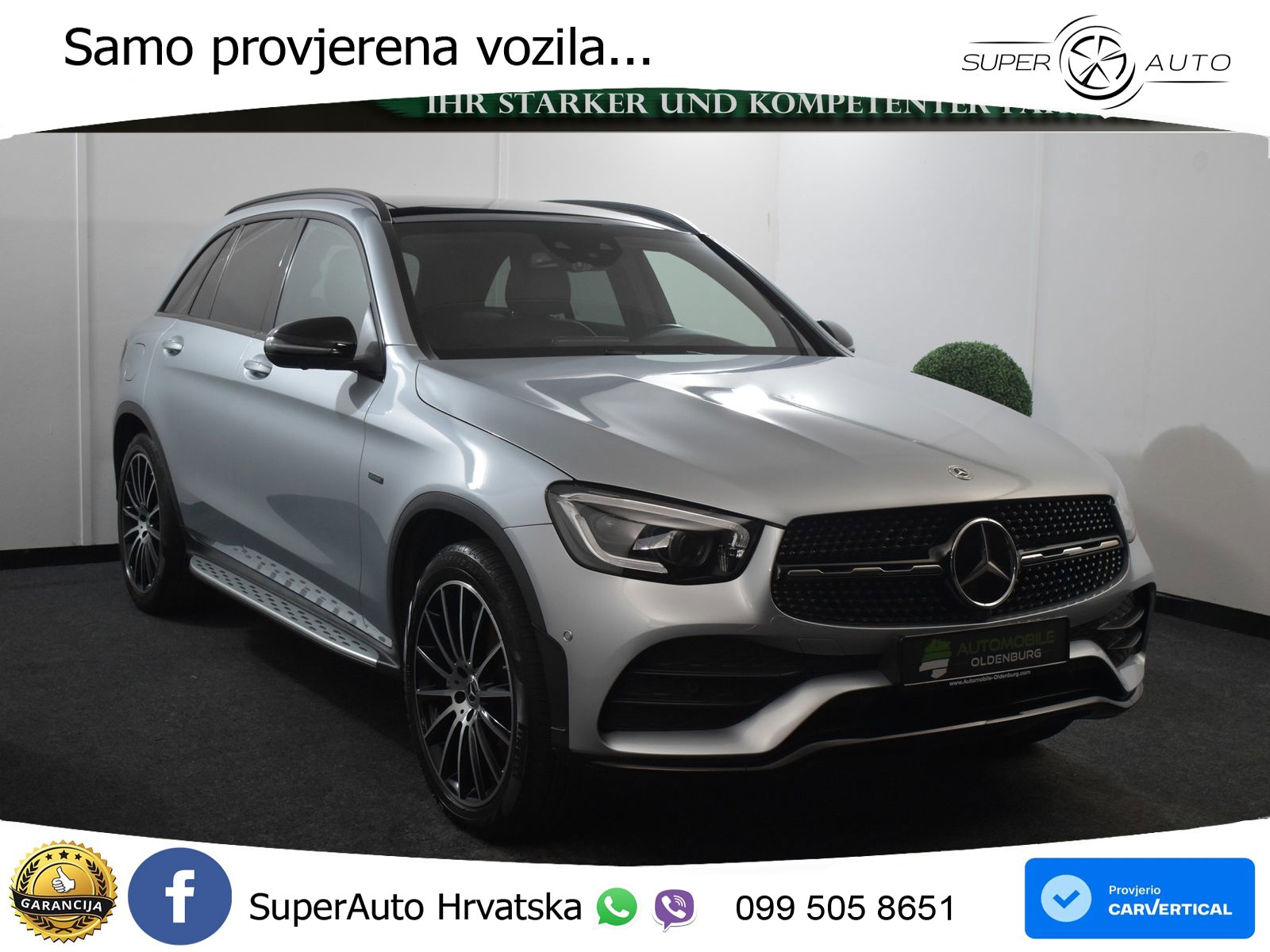 Mercedes GLC 300e (320 KS) 4MATIC 9G-TRONIC AMG ZRAČNI+ACC+GR SJED+360+PANO