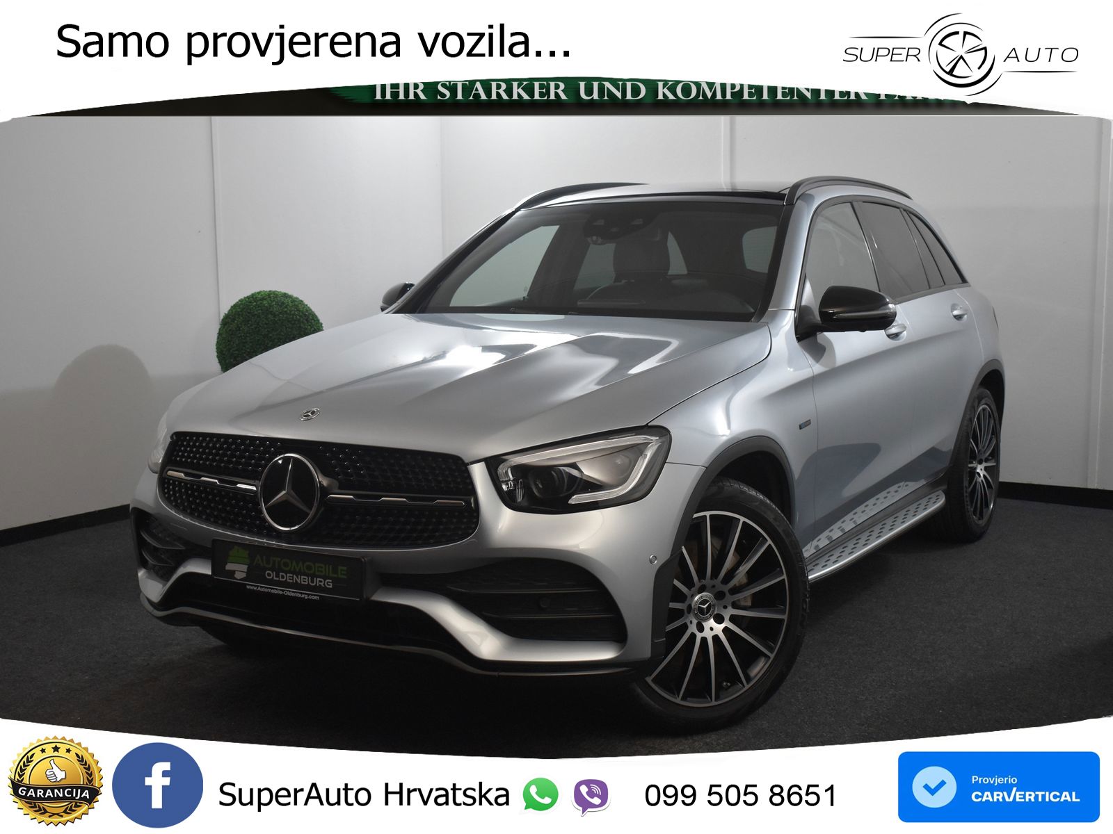 Mercedes GLC 300e (320 KS) 4MATIC 9G-TRONIC AMG ZRAČNI+ACC+GR SJED+360+PANO