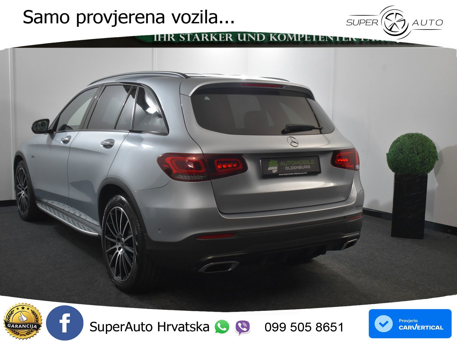Mercedes GLC 300e (320 KS) 4MATIC 9G-TRONIC AMG ZRAČNI+ACC+GR SJED+360+PANO