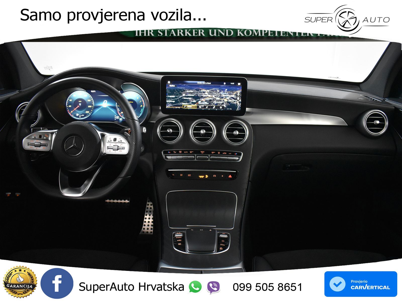Mercedes GLC 300e (320 KS) 4MATIC 9G-TRONIC AMG ZRAČNI+ACC+GR SJED+360+PANO