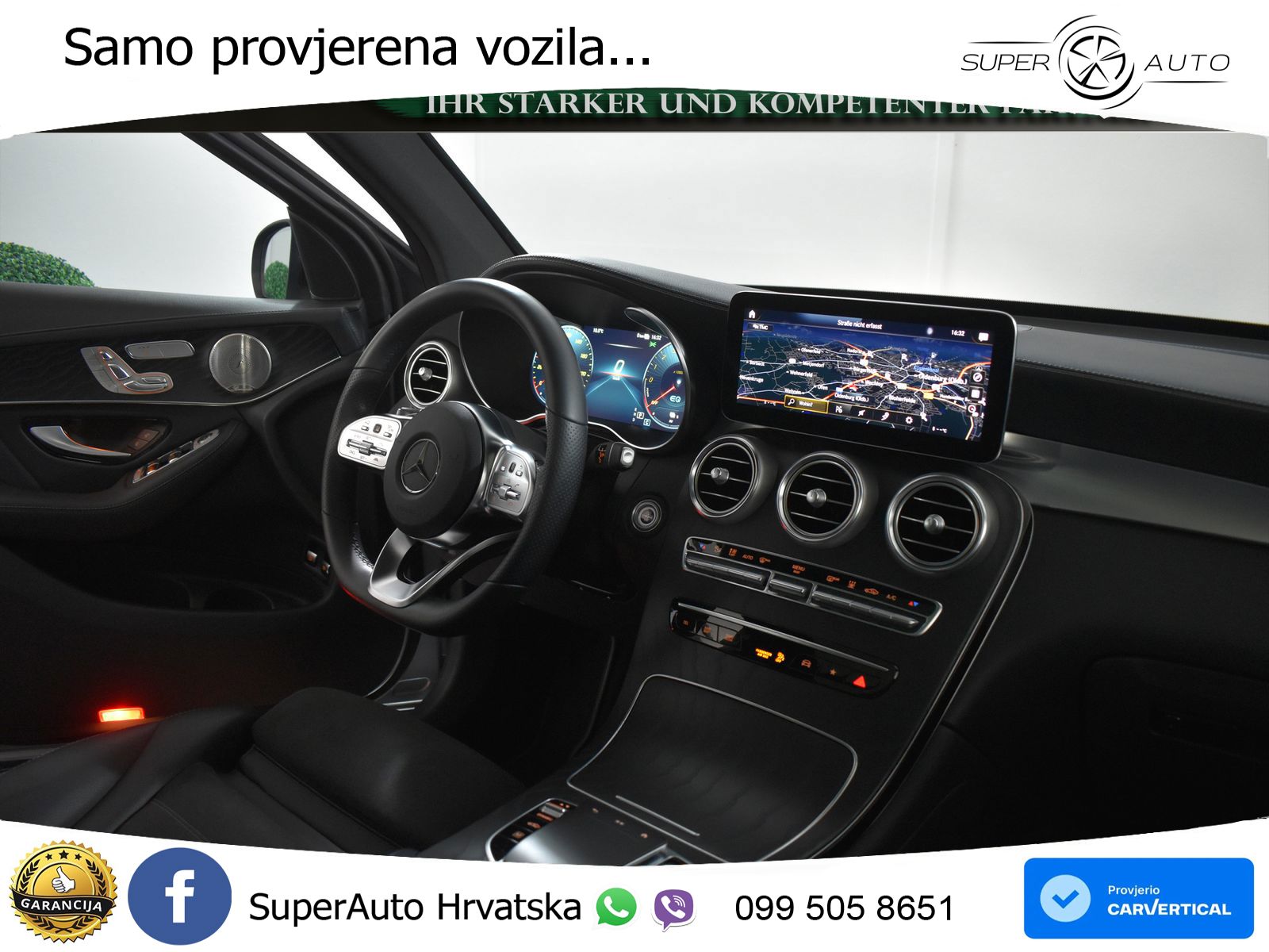 Mercedes GLC 300e (320 KS) 4MATIC 9G-TRONIC AMG ZRAČNI+ACC+GR SJED+360+PANO