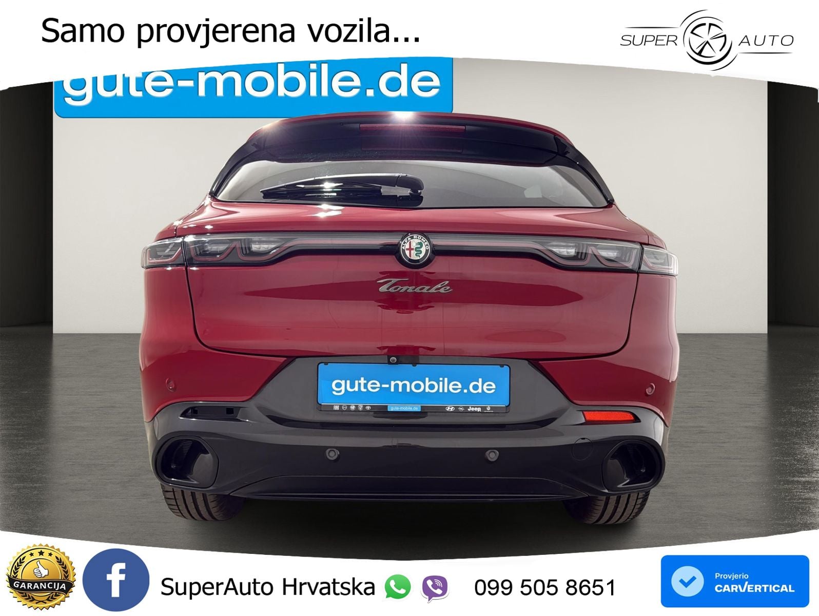 Alfa Romeo Tonale 1.5 VGT (160 KS) 48V-Hybrid TCT ACC+GR SJED+360+PANO